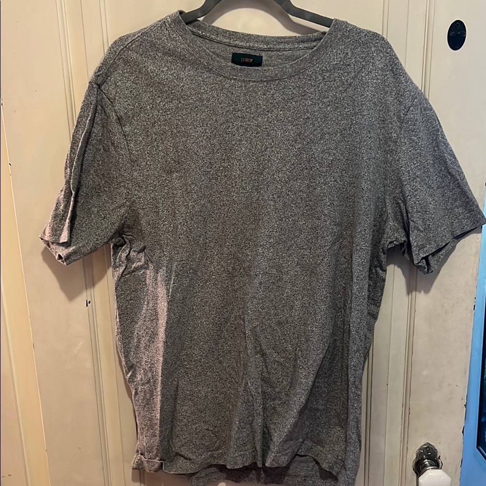 J. Crew Gray Short Sleeve Tee Casual Essential